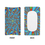 Psychedelic Print Changing Pad Cover