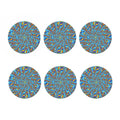 Psychedelic Print Coaster Set