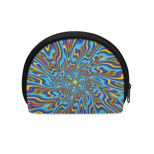 Psychedelic Print Coin Purse