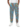 Psychedelic Print Cotton Sweatpants