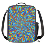 Psychedelic Print Crossbody Lunch Bag