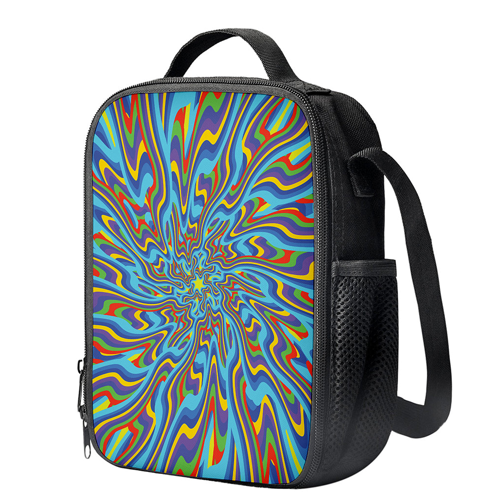 Psychedelic Print Crossbody Lunch Bag