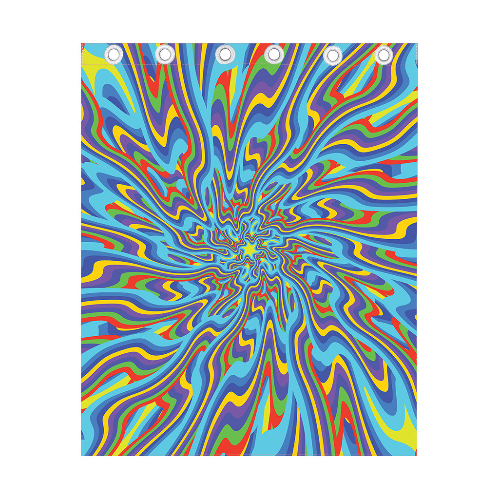 Psychedelic Print Curtain