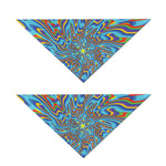 Psychedelic Print Dog Bandana