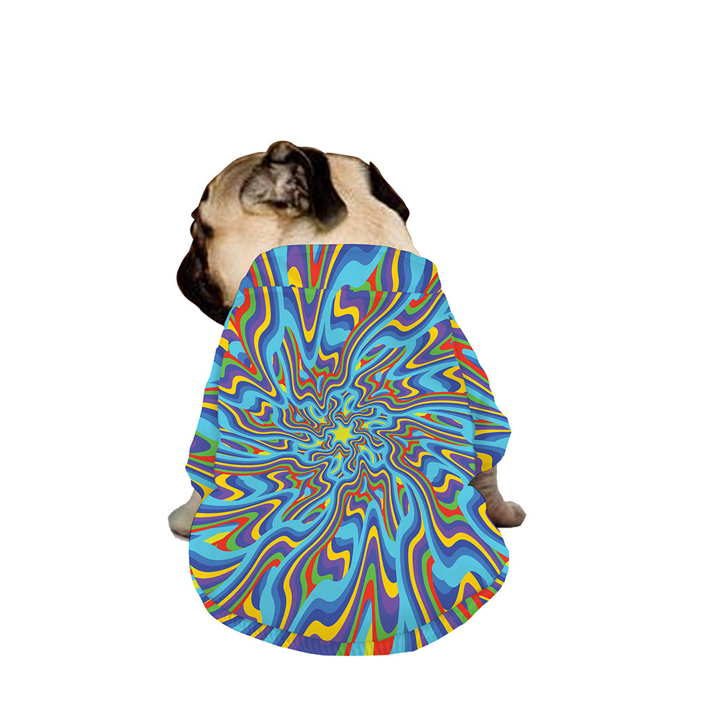 Psychedelic Print Dog Zip Up Jacket