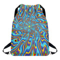 Psychedelic Print Drawstring Backpack