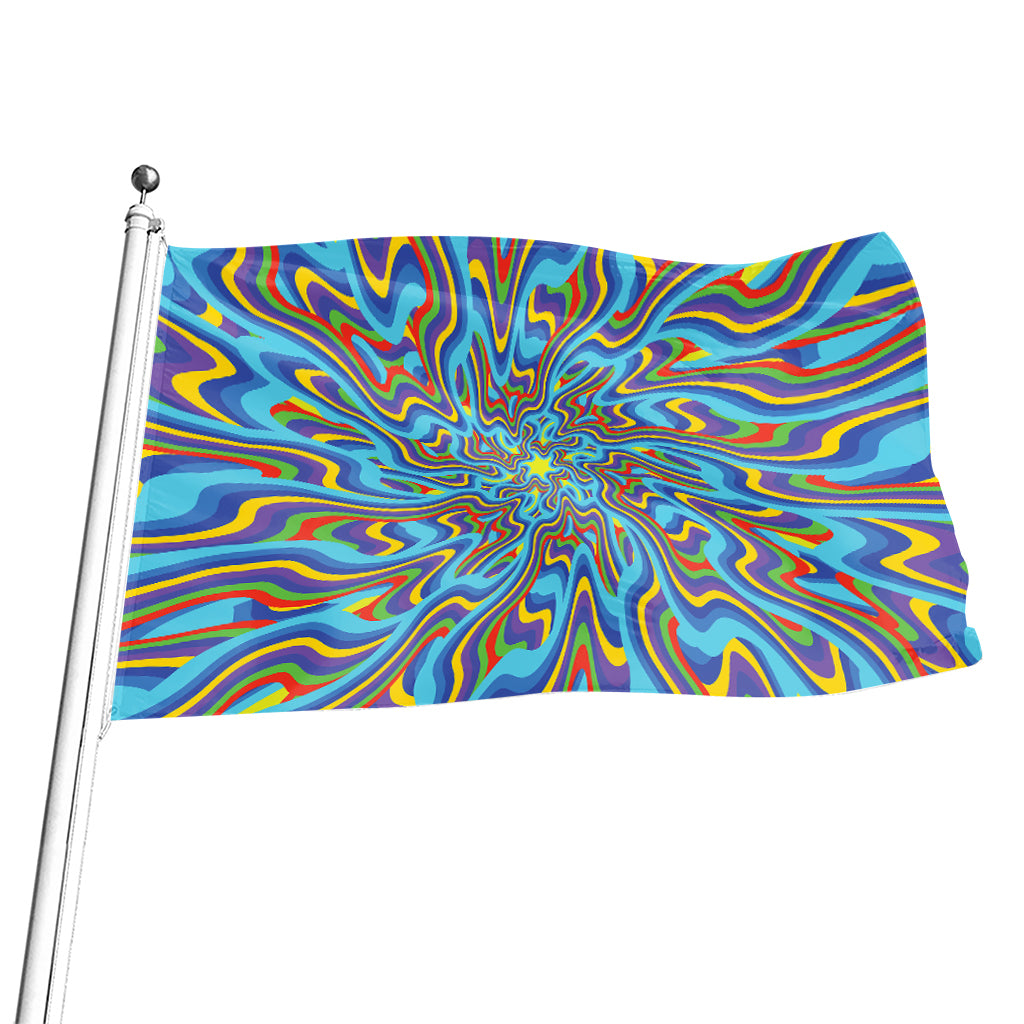 Psychedelic Print Flag