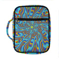 Psychedelic Print Front Pocket Bible Bag