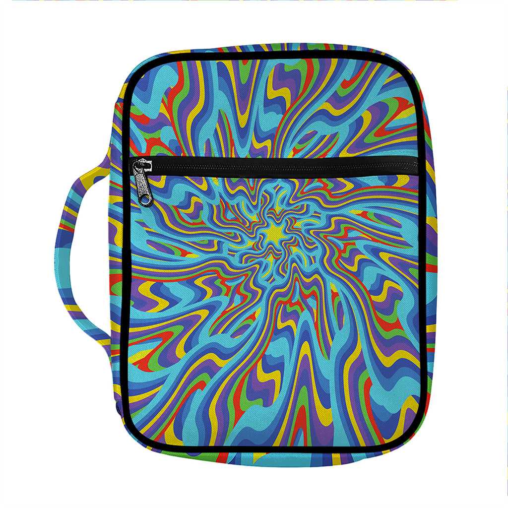 Psychedelic Print Front Pocket Bible Bag