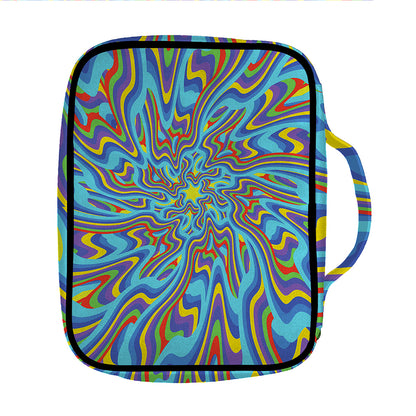 Psychedelic Print Front Pocket Bible Bag