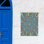 Psychedelic Print Garden Flag