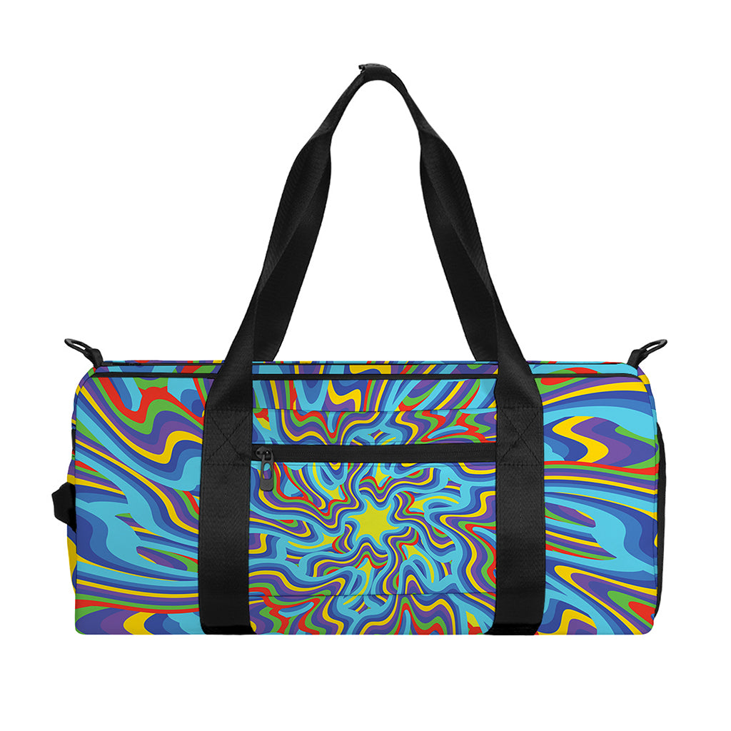 Psychedelic Print Gym Bag
