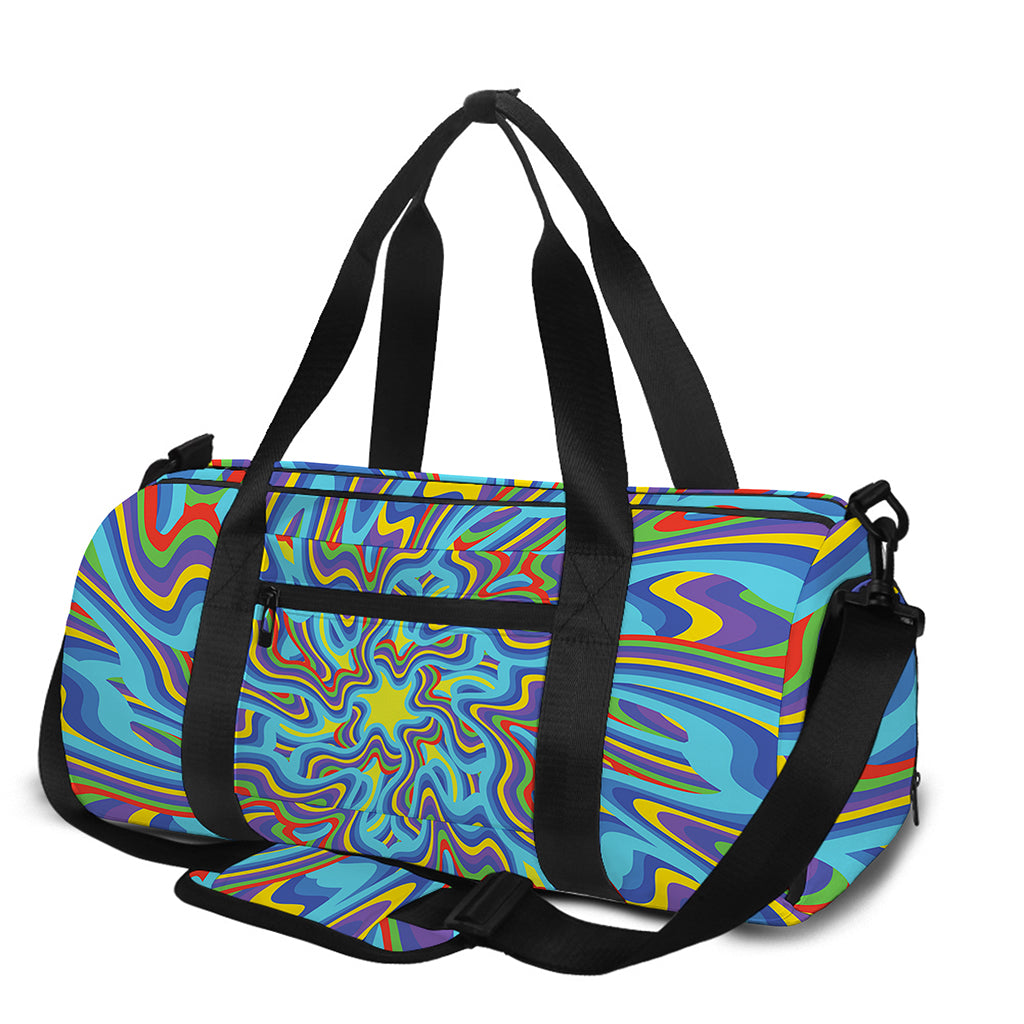 Psychedelic Print Gym Bag