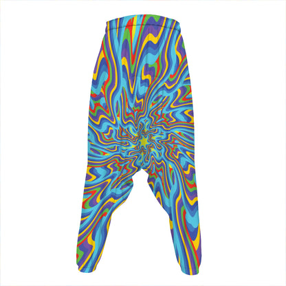 Psychedelic Print Hammer Pants