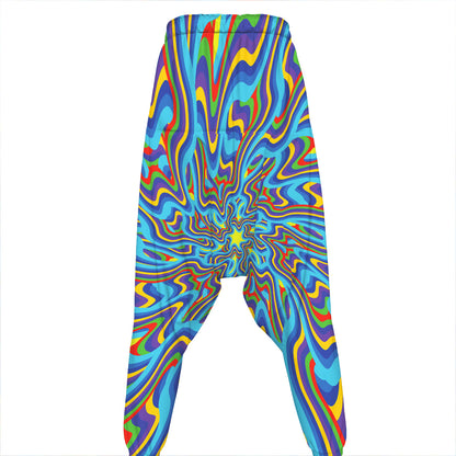 Psychedelic Print Hammer Pants