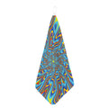 Psychedelic Print Hand Towel
