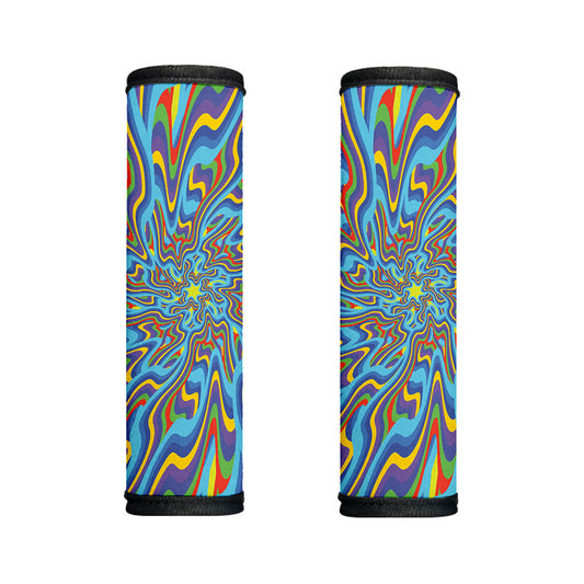Psychedelic Print Handle Covers