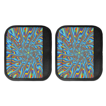 Psychedelic Print Handle Covers