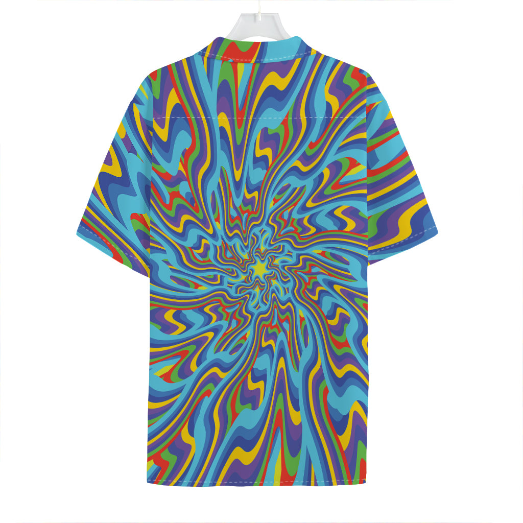 Psychedelic Print Hawaiian Shirt