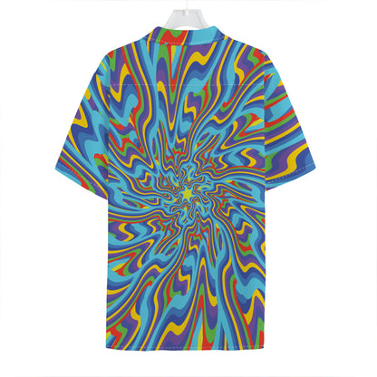 Psychedelic Print Hawaiian Shirt