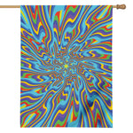 Psychedelic Print House Flag