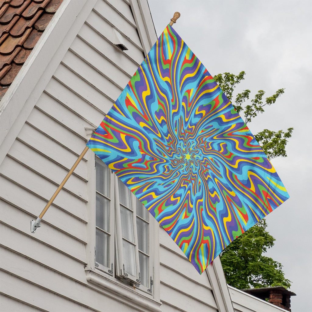 Psychedelic Print House Flag