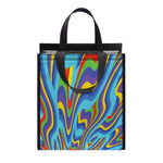 Psychedelic Print Insulated Lunch Tote