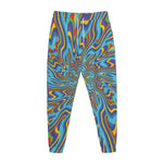 Psychedelic Print Jogger Pants