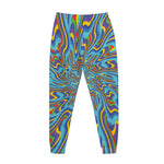 Psychedelic Print Jogger Pants