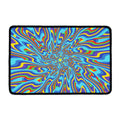 Psychedelic Print Kitchen Mat