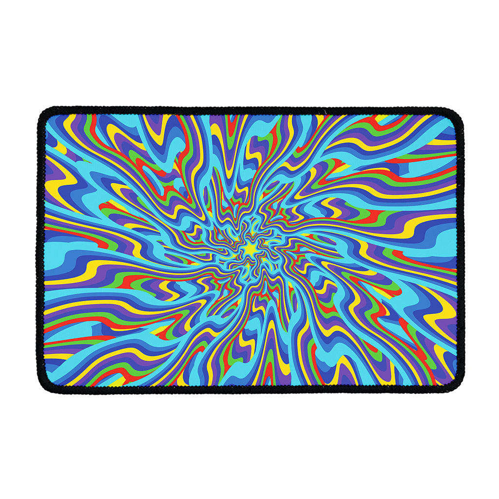 Psychedelic Print Kitchen Mat