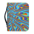 Psychedelic Print Leather Bible Cover