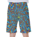 Psychedelic Print Men's Beach Shorts