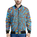 Psychedelic Print Men's Bomber Jacket