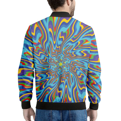 Psychedelic Print Men's Bomber Jacket