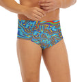 Psychedelic Print Men's Briefs