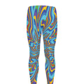 Psychedelic Print Men's Leggings