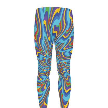 Psychedelic Print Men's leggings