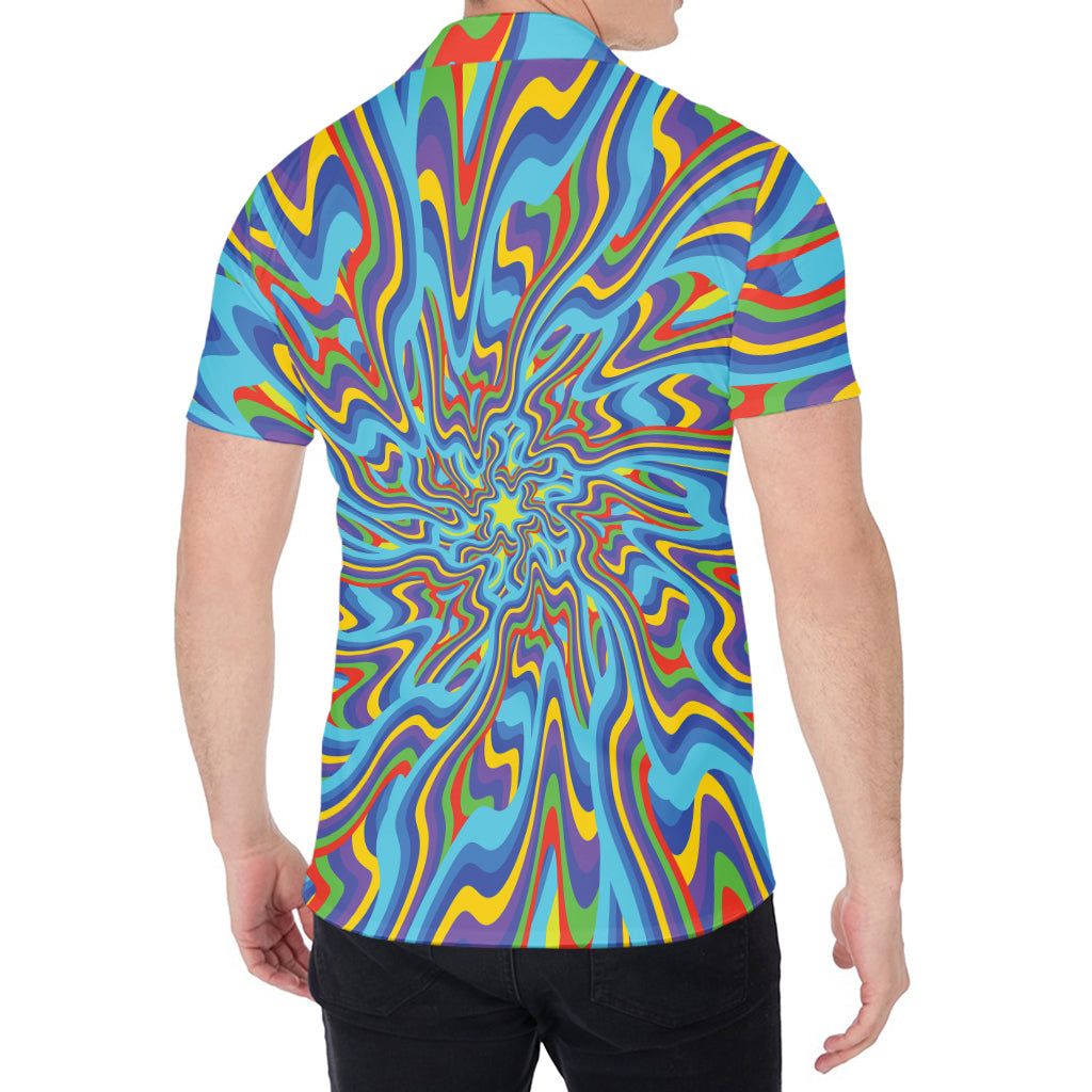 Psychedelic Print Men's Shirt