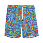 Psychedelic Print Men's Sports Shorts