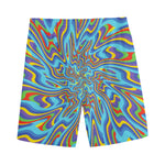 Psychedelic Print Men's Sports Shorts