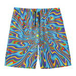 Psychedelic Print Men's Swim Trunks