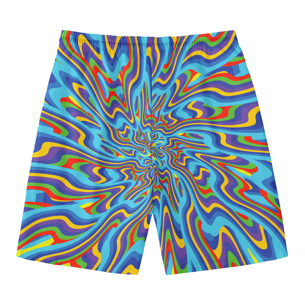 Psychedelic Print Men's Swim Trunks