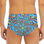Psychedelic Print Men's Triangle Swim Briefs