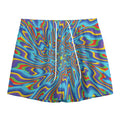 Psychedelic Print Mesh Shorts