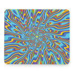 Psychedelic Print Mouse Pad