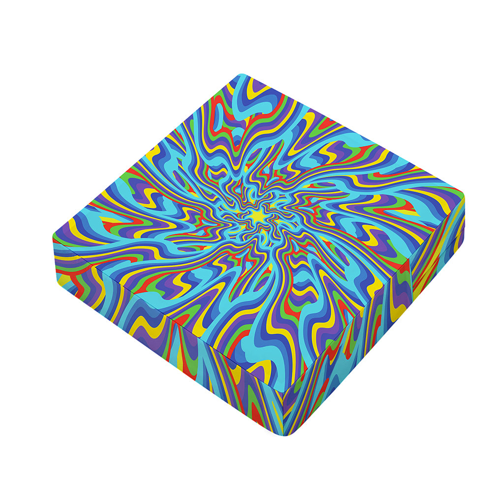 Psychedelic Print Outdoor Seat Cushion Cover
