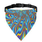 Psychedelic Print Over The Collar Dog Bandana