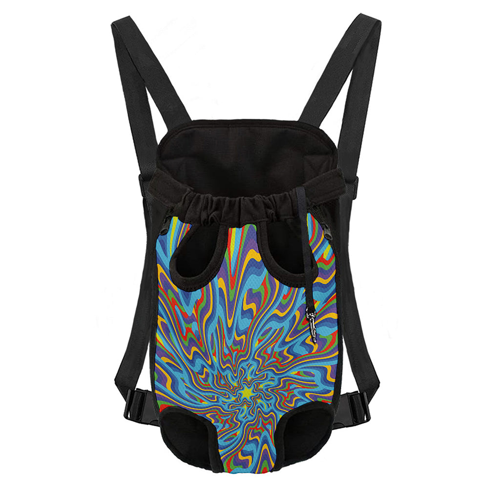 Psychedelic Print Pet Carrier Backpack