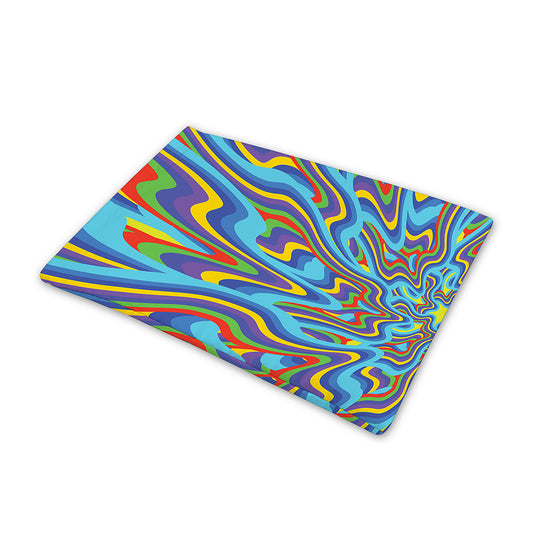 Psychedelic Print Pet Cooling Mat Cover